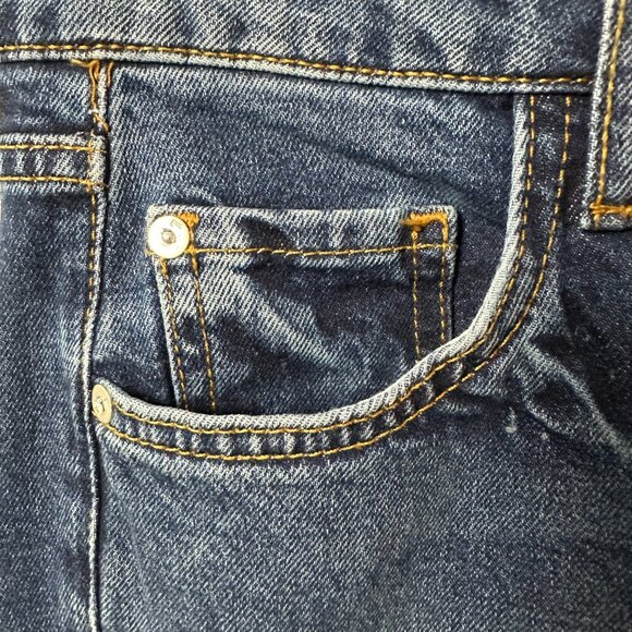 Pilcro and the Letterpress Embroidered Crop Flare Jeans Size 27 - Picture 6 of 13